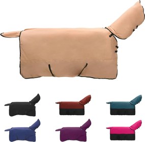 vidaXL Σαμάρι Ίππου Καπουτσίνο 75 cm Πολυεστέρας