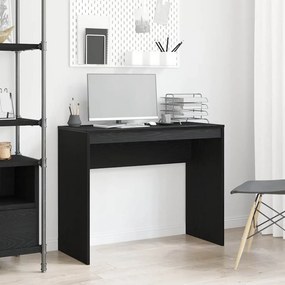 vidaXL Γραφείο Μαύρη Δρυς 90x40x72 εκ. από Τεχνητό Ξύλο