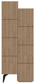 Ντουλάπι-στήλη Romane φυσικό 62.2x37.4x155.4εκ 62.5x37.4x155.4 εκ.
