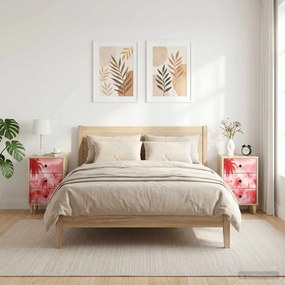 vidaXL Κομοδίνο AACHEN 2 τμχ. Sonoma Δρυς 36 x 33 x 60 εκ
