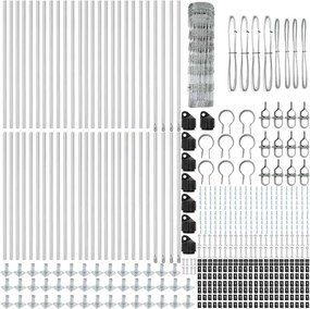 vidaXL Στύλος Περιφράξεων Γαλβανισμένο 100 x 0,8 μ Ατσάλι