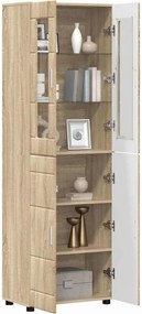 vidaXL Highboard FLORIN 60 x 35 x 182 εκ. Δρύς Sonoma