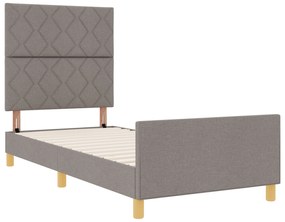 vidaXL Κρεβάτι Ταπέτο 100x200 εκ. Υφασμάτινο