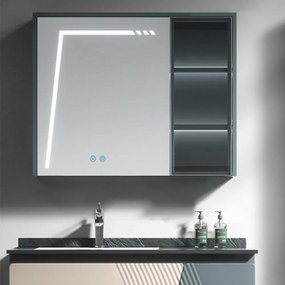 Καθρέφτης Victoria 3MVIC090PET 90x70cm Petrol Ξύλο,Γυαλί