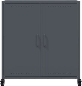 vidaXL Μπουφές Ανθρακί 68x39x72 εκ. από Ατσάλι