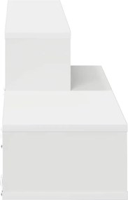 vidaXL ΡάφιΤηλεόρασηςΤοίχου 120x25x28,5εκ Επεξεργασμένο ξύλο