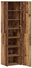 vidaXL Highboard Παλαιό ξύλο 45 x 42.5 x 185 εκ. Επεξεργασμένο ξύλο