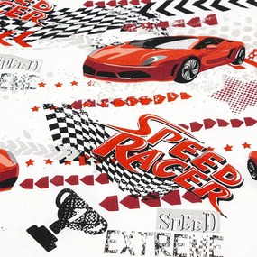 LINO ΣΕΤ ΣΕΝΤΟΝΙΑ SPEED RACE CAR RED 160X240