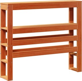 vidaXL Σκελετός Κρεβ. Χωρίς Στρώμα Καφέ Κεριού 100x200 εκ Μασίφ Πεύκο