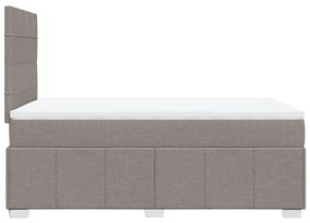 ΚΡΕΒΑΤΙ BOXSPRING ΜΕ ΣΤΡΩΜΑ TAUPE 120X190 ΕΚ. ΥΦΑΣΜΑΤΙΝΟ 3293911