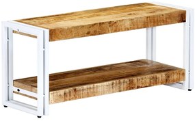 vidaXL Έπιπλο Τηλεόρασης 90 x 30 x 40 εκ. από Μασίφ Ξύλο Μάνγκο