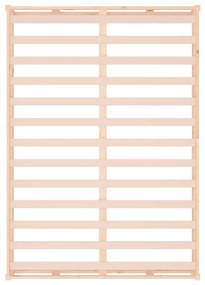 vidaXL Πλαίσιο Κρεβατιού 140 x 200 εκ. από Μασίφ Ξύλο