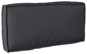 vidaXL Μαξιλάρι Παλέτας Για Πλάτη Μαύρο 80x40x12 cm Ύφασμα Oxford