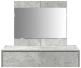 vidaXL Τραπέζι περιποίησης Γκρι 83 x 40 x 70 εκ Επεξεργασμένο ξύλο