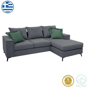 Intrahome Γωνιακός καναπές EVERESTALEXA Intrahome αναστρέψιμος ύφασμα ανθρακί-κυπαρισσί 240x165x95εκ | SKU: INTRAPA-279111149