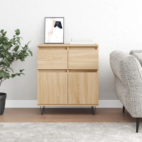 vidaXL Συρταριέρα Sonoma Δρυς 60x35x70 εκ. Επεξεργασμένο Ξύλο