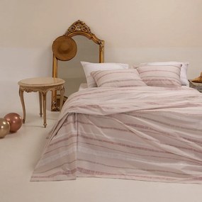 Σεντόνια Stages Με Λάστιχο (Σετ 3τμχ) Rose Melinen Single 100x232cm 100% Cotton