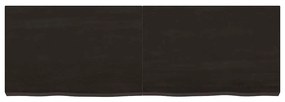 vidaXL Ράφι Τοίχου Σκούρο Καφέ 120x40x(2-6) εκ. Επεξ. Μασίφ Ξύλο Δρυός