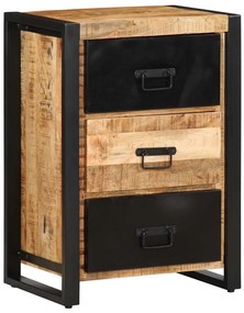 vidaXL ντουλάπι συρταριών  50x35x70 cm Στερεό ακατέργαστο ξύλο Mango