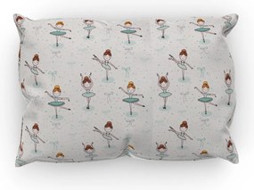 DIMcol ΜΑΞΙΛΑΡΟΘΗΚΗ ΕΜΠΡΙΜΕ ΠΑΙΔ Flannel Cotton 100% 50Χ70 Μπαλαρίνα 166 Green