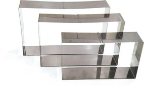 ΤΣΈΡΚΙΑ ΨΗΣΊΜΑΤΟΣ CADRE PATISSIER RECTANGLE 3 TAILLES M12 KP5349