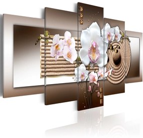 Πίνακας - Orchid and zen garden 100x50