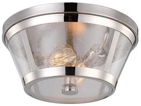 Πλαφονιέρα Φωτιστικό Οροφής 2xE27  Νίκελ  Harrow FE-HARROW-F Elstead Lighting-FE-HARROW-F-Νίκελ Ματ FE-HARROW-F