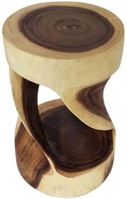 Τραπεζάκι Βοηθητικό Munggur 730-3233 34x34x45cm Natural