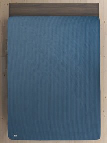 ΣΕΝΤΟΝΙ PETROL STRIPES Πετρόλ Σεντόνι υπέρδιπλο με λάστιχο: 160 x 200+30 εκ. MADI