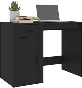 vidaXL Γραφείο Μαύρο 100x49x75 εκ. από Επεξεργασμένο Ξύλο