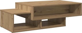 vidaXL Τραπεζάκι Σαλονιού Artisan Δρυς 105x55x32 εκ Επεξεργασμένο Ξύλο