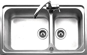 Apell Linear 8520 (86x50) - Ανοξείδωτος νεροχύτης - Σαγρέ