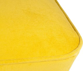 Πουφ Σκαμπό Μουσταρδί LAKE VIEW 45x57x45