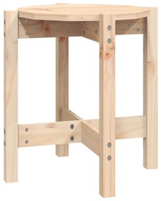 vidaXL Τραπεζάκι Σαλονιού Ø 42,5x45 εκ. από Μασίφ Ξύλο Πεύκου