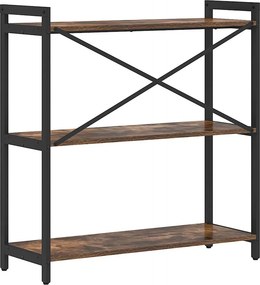 vidaXL Ράφι Βιβλίων Καπνιστό Δρύς 80 x 30 x 85 cm Επεξεργασμένο ξύλο