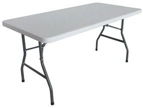 Τραπέζι catering-συνεδρίου Aprilia pakoworld λευκό μονοκόμματη επιφάνεια 198x90x74εκ
