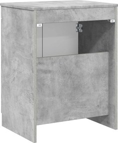 vidaXL Ντουλάπι Μπάνιου Γκρι Σκυροδέματος 54 x 41 x 70 εκ