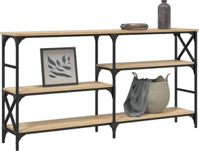 vidaXL Τραπέζι Κονσόλα Sonoma Δρυς 150 x 29 x 76,5 εκ. Επεξεργ. Ξύλο