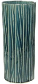 Διακοσμητικό Βάζο 003-123-037 13,5x9,5x35,5cm Green Κεραμικό