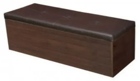 Σκαμπό με αποθηκευτικό χώρο, Praktik, Βέγγε 100x33x39 εκ., Genomax Genom1210800059