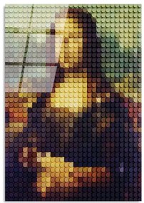 Πίνακας Γυάλινος 123BZM1199 70x100cm Multi Wallity Κάθετοι Glass