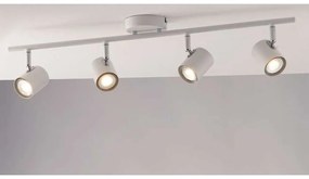 Φωτιστικό Οροφής - Σποτ Zero SPOT-ZERO-4 BCO Ρυθμιζόμενο 4xGU10 70x15cm White Intec Metal