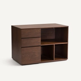 Ντουλάπι γραφείου με καπλαμά ξύλου καρυδιάς, Working