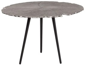 Τραπέζι 60 Side Leaf 04-0611 60x60x41cm Nickel-Black