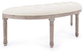 Σκαμπό Tilde 0743499 125x42x48 Natural Wood, Fabric
