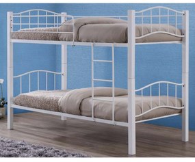 Κρεβάτι Κουκέτα Paloma White E8047,1 210X97X150 cm Μονό Μέταλλο,Ξύλο