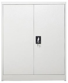 Ντουλάπι ArteLibre DUILIN Ανοιχτό Γκρι Μέταλλο 90x40x90cm