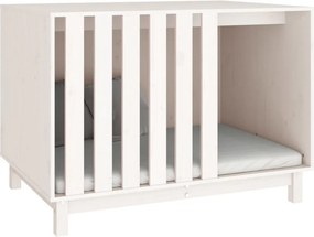 vidaXL Σπίτι Σκύλου Λευκό 100 x 70 x 72 cm