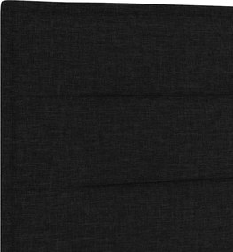 vidaXL Κεφαλάρι με κεφαλάρι Μαύρο 80 cm Τεχνητό Δέρμα