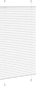 vidaXL Πλισέ περσίδα Λευκό 75x100 cm Πλάτος υφάσματος 74,4 cm